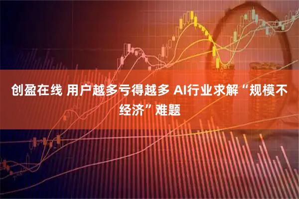 创盈在线 用户越多亏得越多 AI行业求解“规模不经济”难题